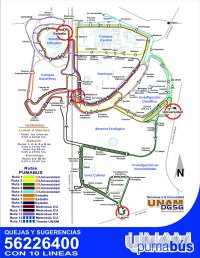 Rutas PumaBús